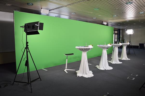 Mobile Green-Screen-Technik